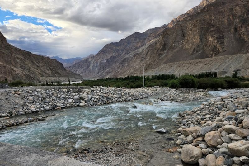 Turtuk falls in Baltistan